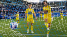 HJK:n Joona Toivio (oikealla) ja Jukka Raitala. 