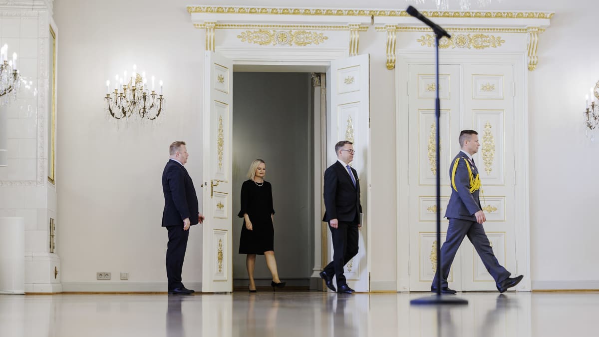 Riikka Purra ja Petteri Orpo.