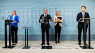 A government press conference. 