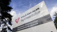 Etelä-Karjalan hyvinvointialue -kyltti.