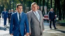 Ukrainan  presidentti Volodymyr Zelenskyi näyttelee komediassa presidenttiä.