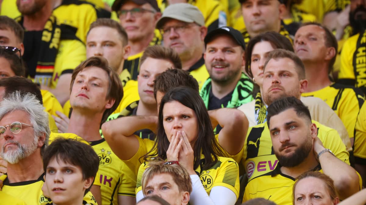Dortmundin kannattajat jännittävät.