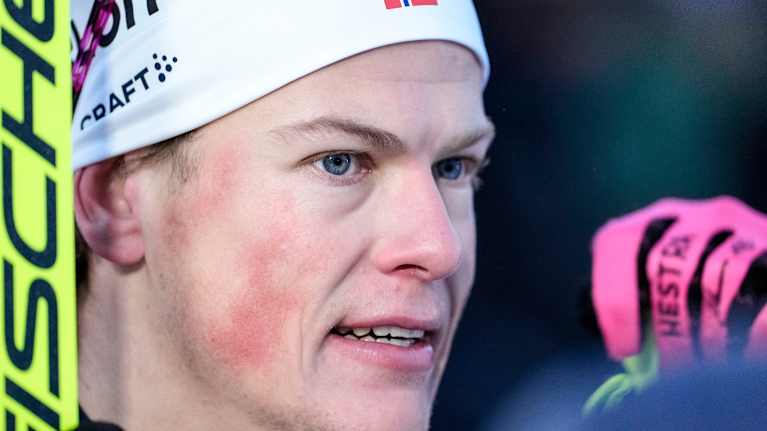 Johannes Hösflot Kläbo in the Ruka World Cup 2024.
