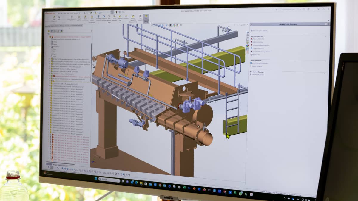 Ville Länsimiehen tekemä 3D-malli,