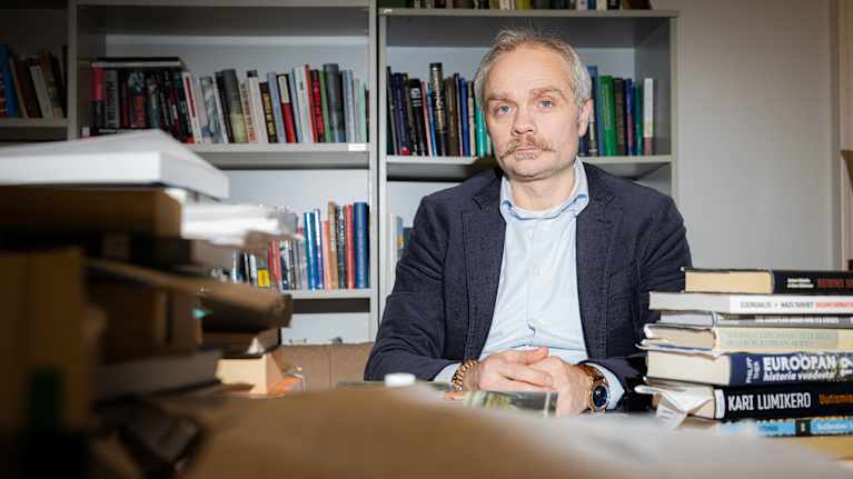 Professori Antero Holmila. Kuva: Niko Mannonen / Yle