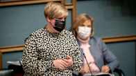 Annika Saarikko kesk , eduskunnassa 18.2.2021