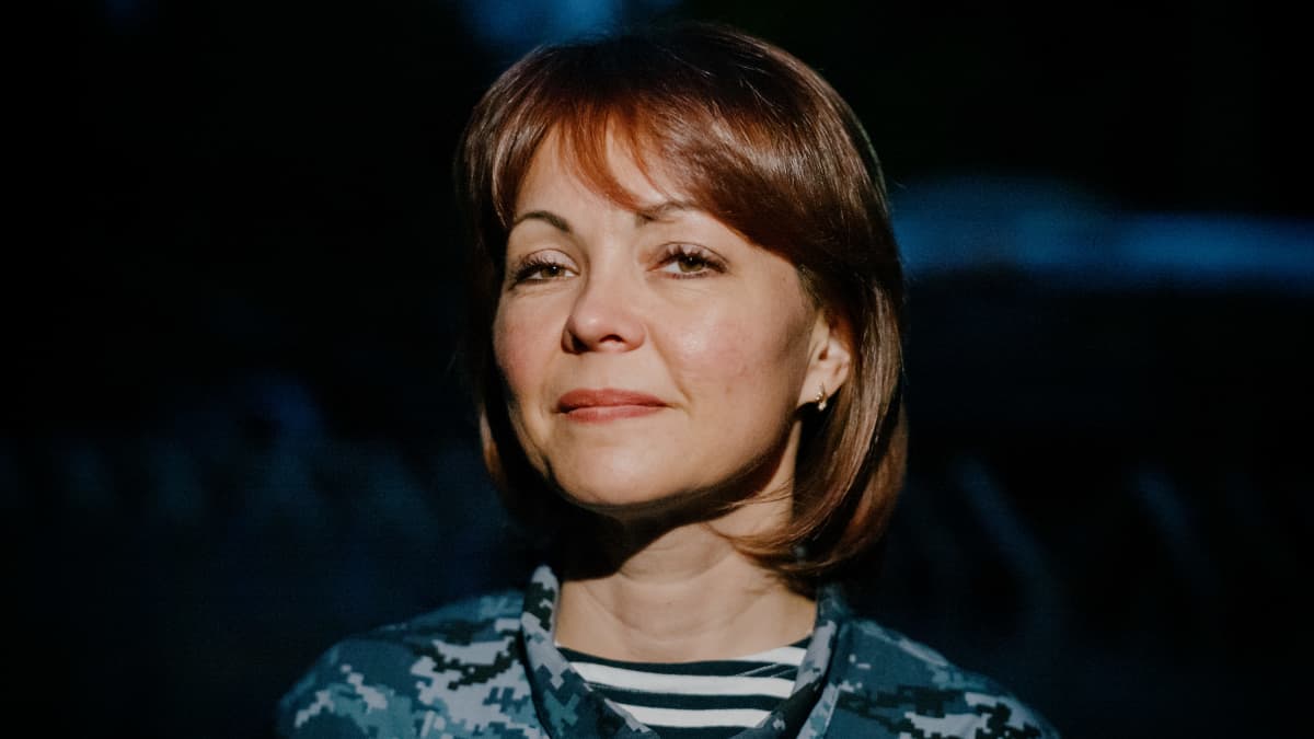 Eteläisen sotilaspiirin tiedoituspäällikkö Natalia Gumenjuk.