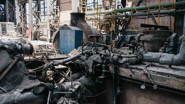 Russia has attacked, for example, power plants. Photo: Juha Kivioja / Yle