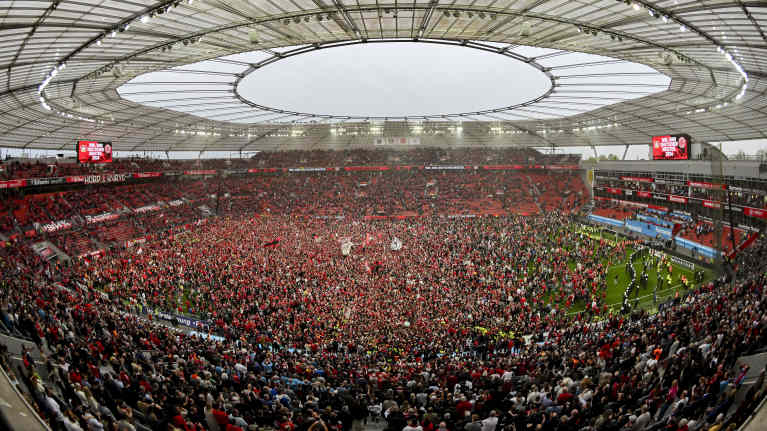 Leverkusen on mestari.
