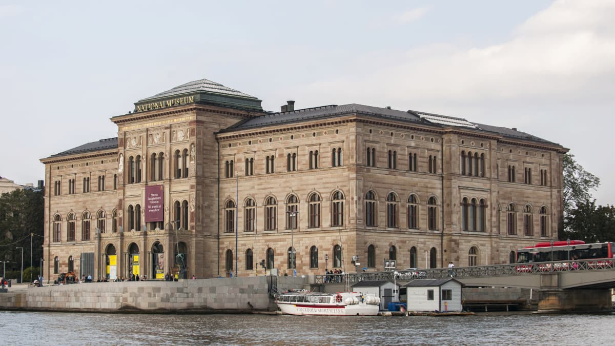 Ruotsin Kansallismuseon rakennus Tukholmassa.