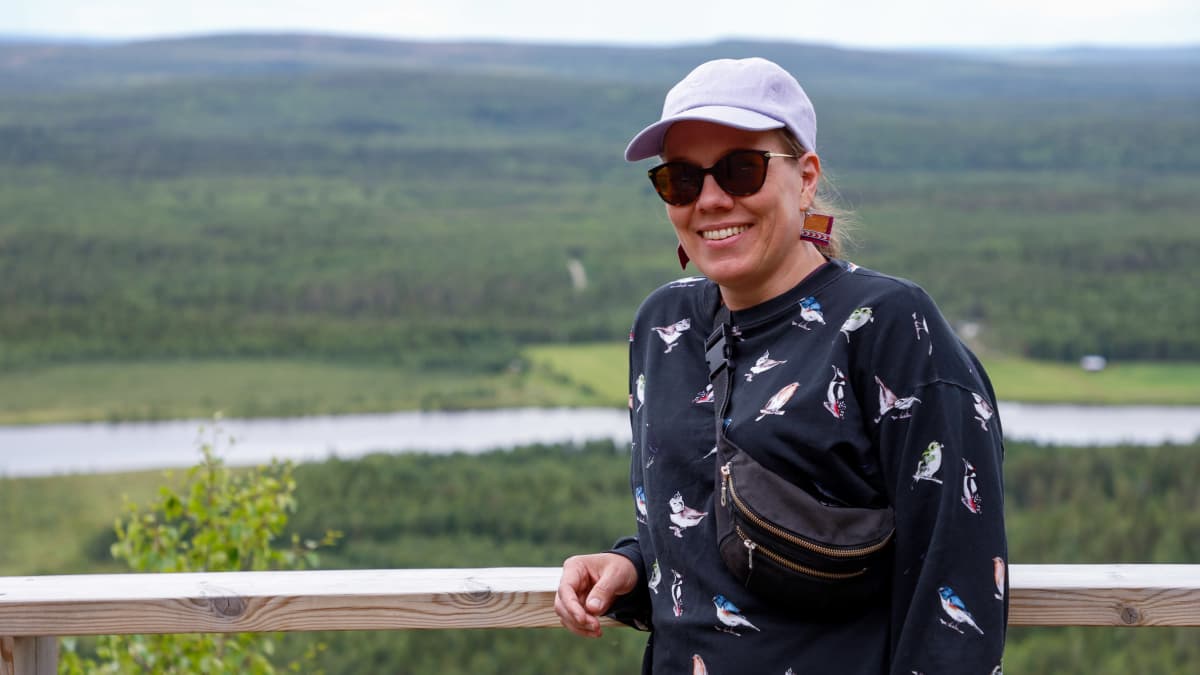 Oululainen Henna Aikio Aawastock -festivaaleilla.