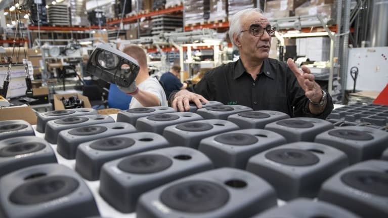 Toimitusjohtaja Siamäk Naghian.