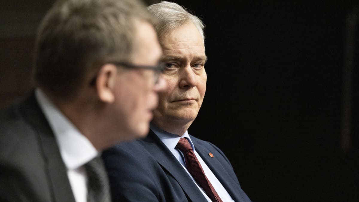 Antti Rinne ja Matti Vanhanen