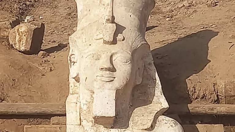 Ramses II:n patsas.