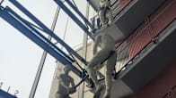 Veistokset Jyväskylän verotoimiston aulassa.