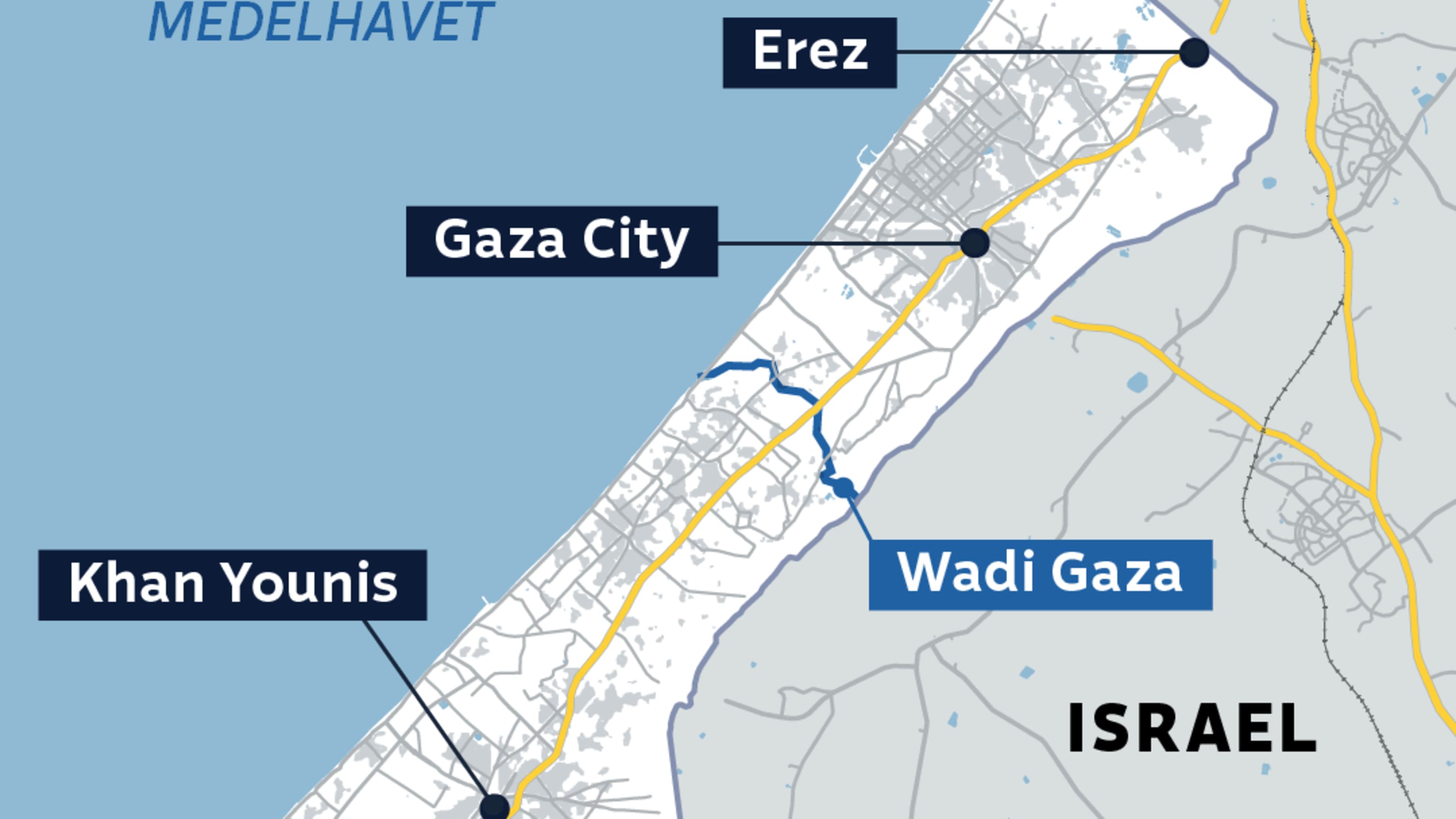 Förödelsen stor i norra Gaza