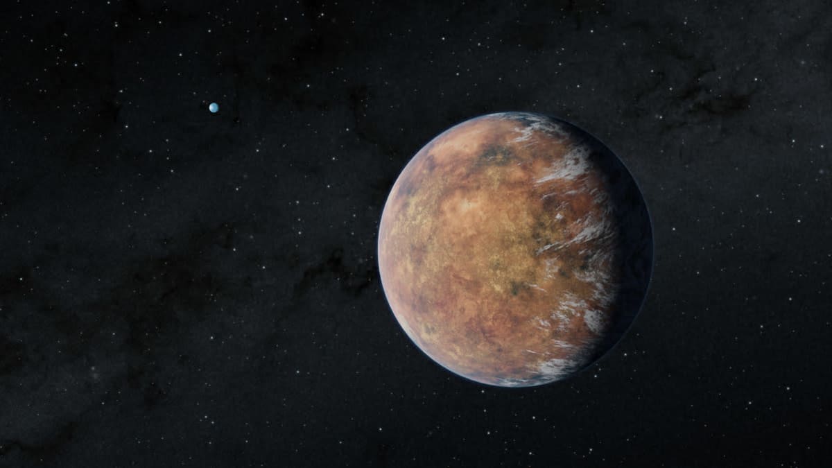 Nasan havainnekuva TOI 700 e -eksoplaneetasta.