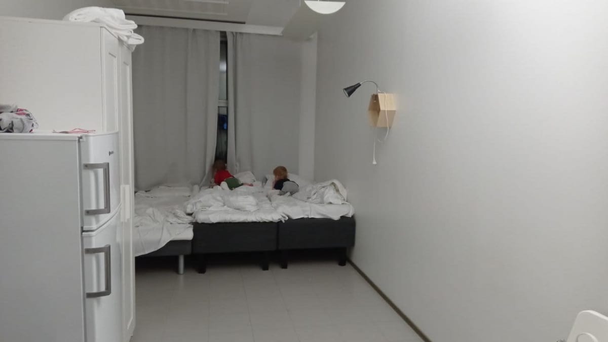 vastaanottokeskus Helsingissa Kutomotie 9 huone