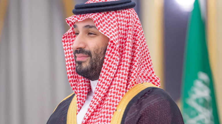 Kruununprinssi Mohammad bin Salman kuvassa.