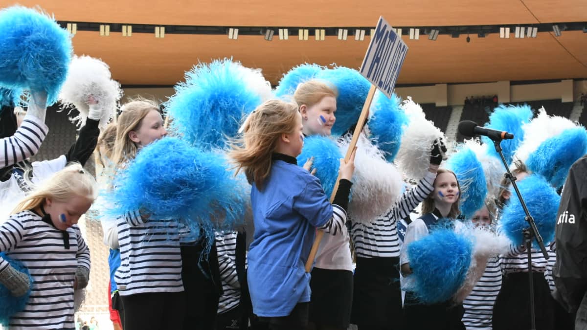 Mattlidens skola på podiet.