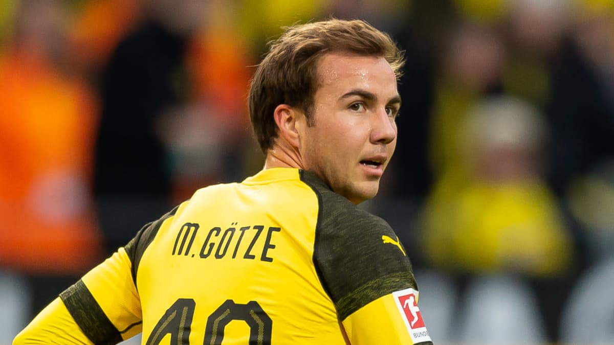 Mario Götze kuvassa.
