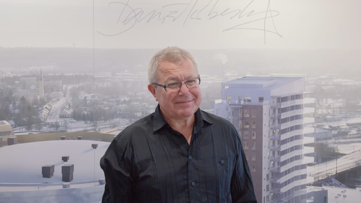 Daniel Libeskind vieraili Tampereella vuonna 2019.