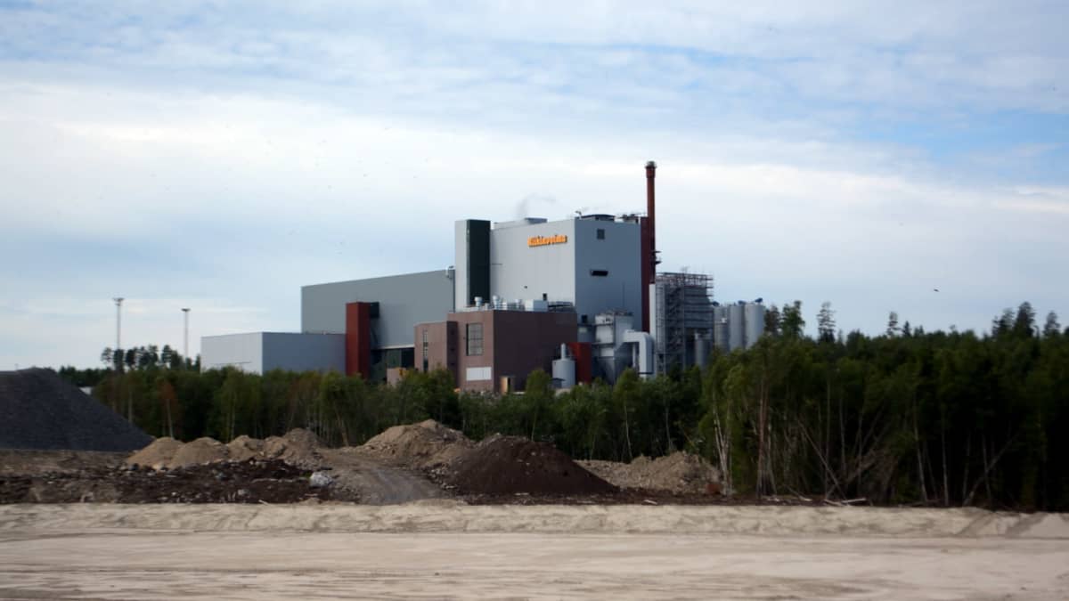 Riikinvoiman jätteenpolttolaitoksen rakennus Leppävirralla.