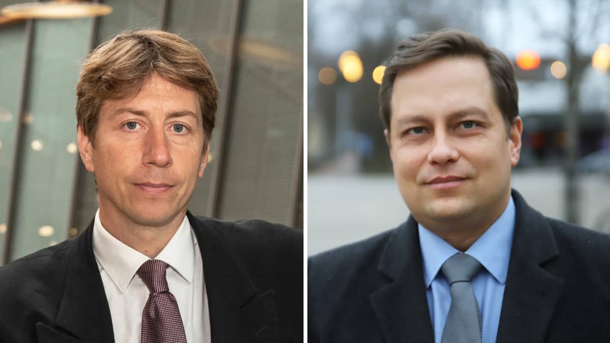 Sakari Puisto och Vilhelm Junnila, Sannfinländarnas nya ministrar.