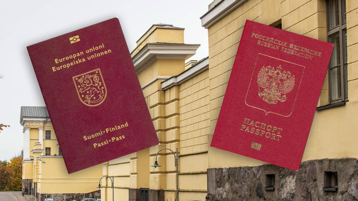 Suomen ja Venäjän passit.