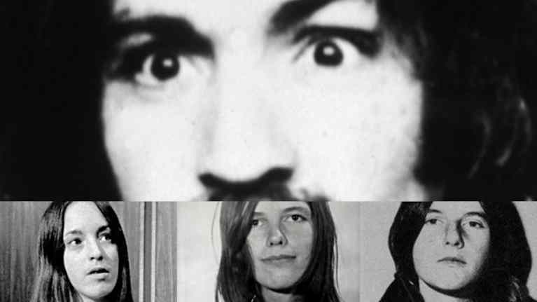 Foton på Charles Manson, Susan Atkins, Leslie Van Houten