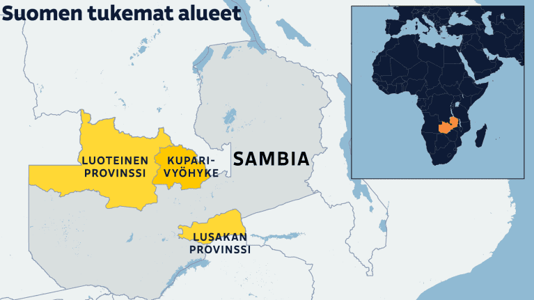 Suomesta kehitystukea saaneessa yrityksessä sambialaiset lapset ...