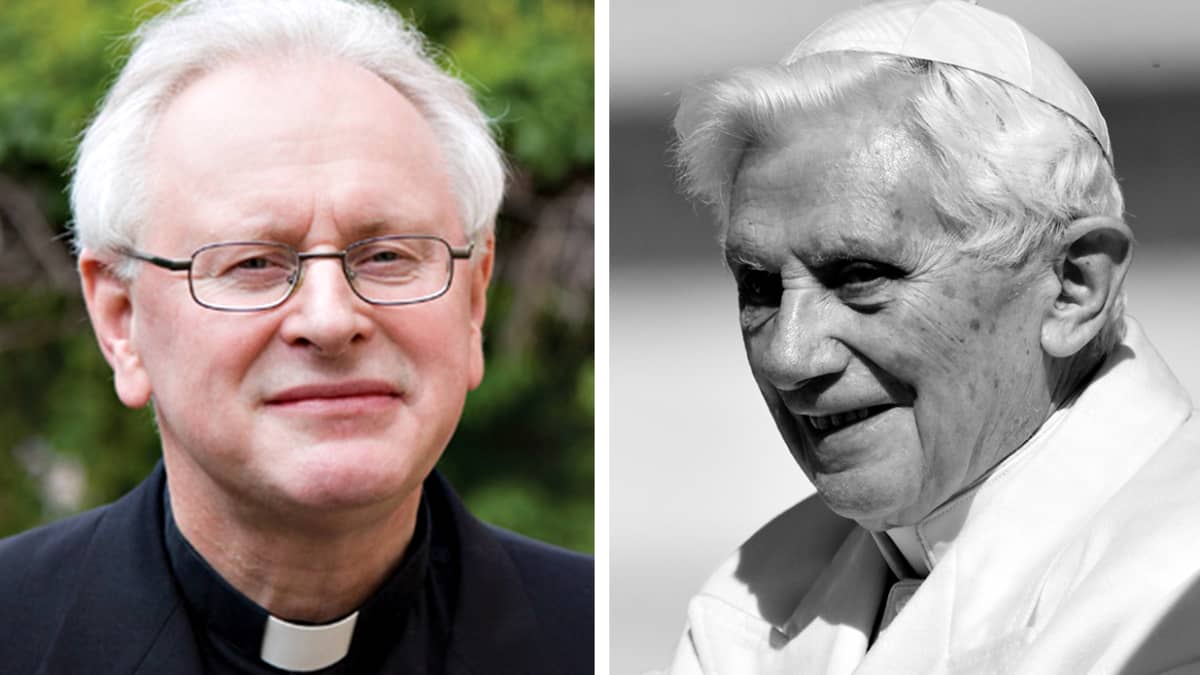 Teemu Sippo ja paavi Benedictus XVI.