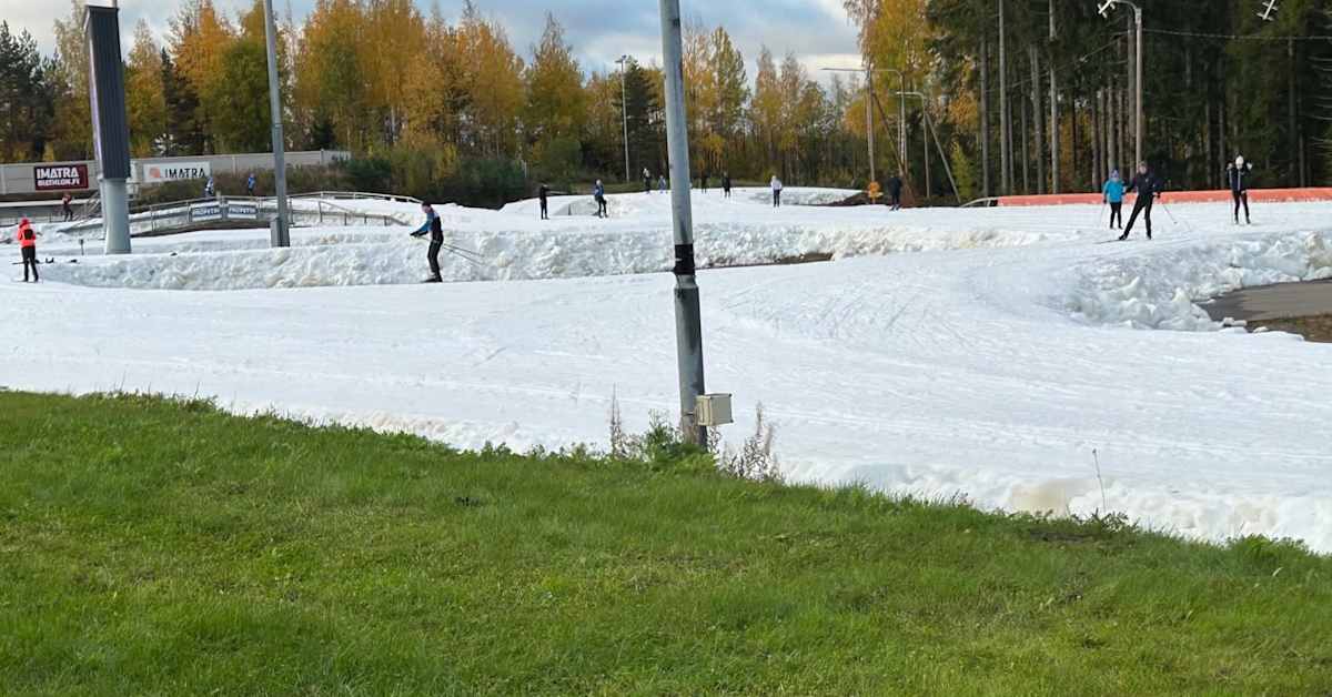 Imatra's Early Season Ski Trail Opens with Unique Advantage