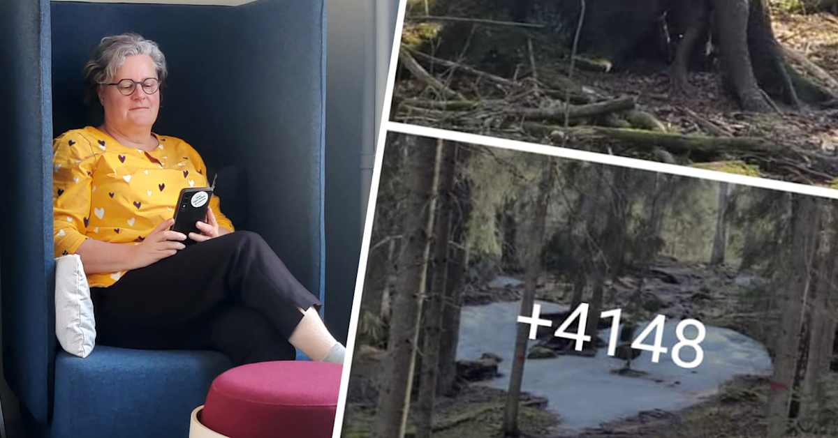 Marja Hjeltin piti julkaista Facebookissa vain yhdeksän kuvaa, mutta sovellukseen ilmestyi koko puhelimen kuvagalleria