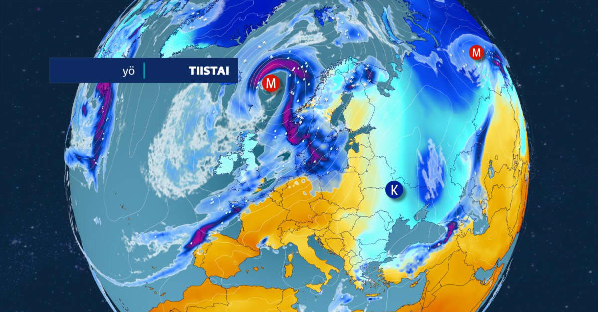 Sääennuste lupaa ensi viikolle suurta käännettä: alkuviikosta jopa  plusasteita ja vesisadetta | Yle Uutiset
