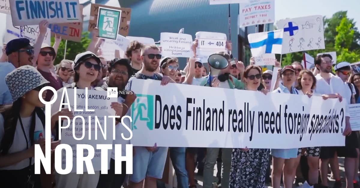 APN Podcast: Foreigners protest as Finland turns right | Yle News | Yle