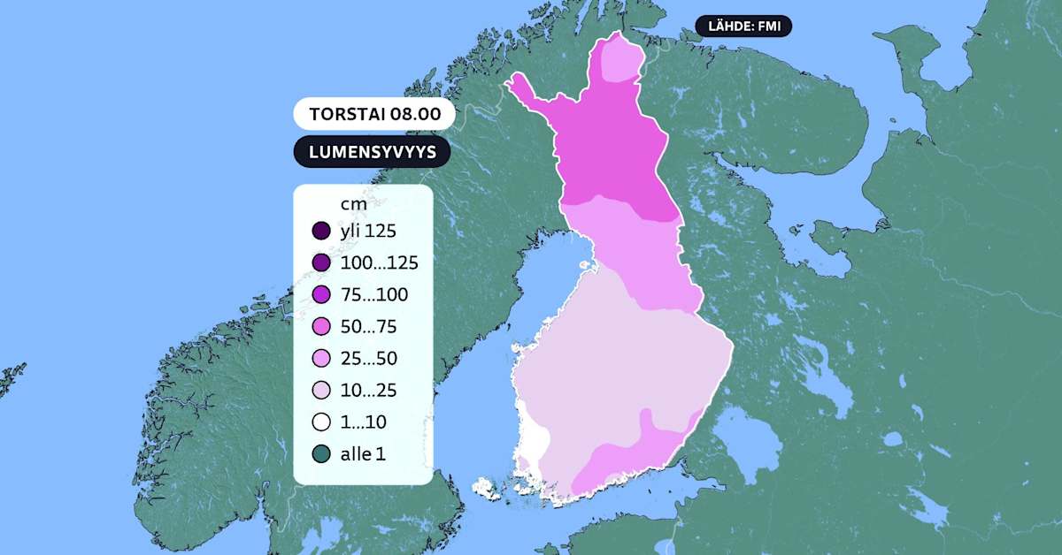 Etelän talvilomat alkavat kirpakassa talvisäässä