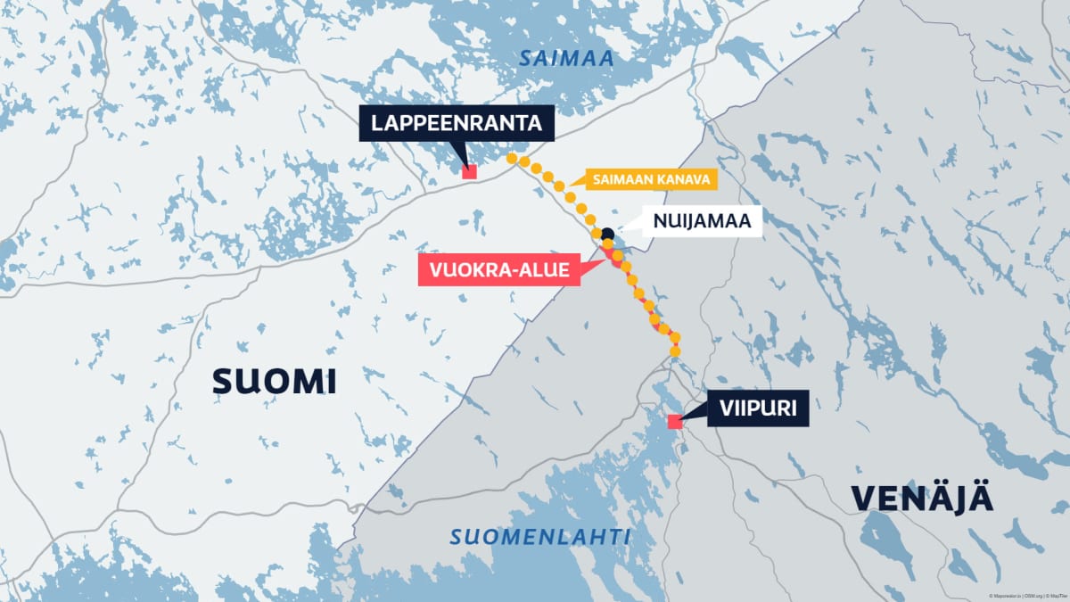 Suomi maksaa Venäjälle vuokraa Saimaan kanavasta, mutta ei käytä sitä –  laivojen ei uskota palaavan pitkään aikaan