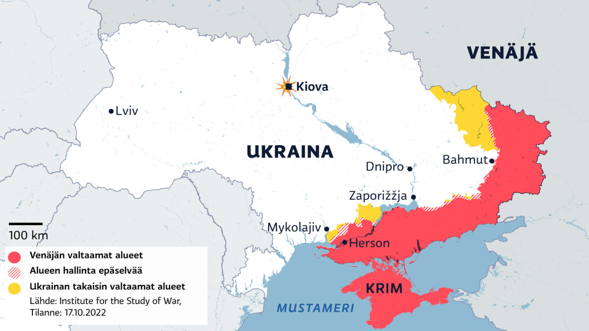 Ukrainan hyökkäys on hyytynyt kaikilla rintamilla – onko Venäjä saamassa  taas yliotteen? | Yle Uutiset