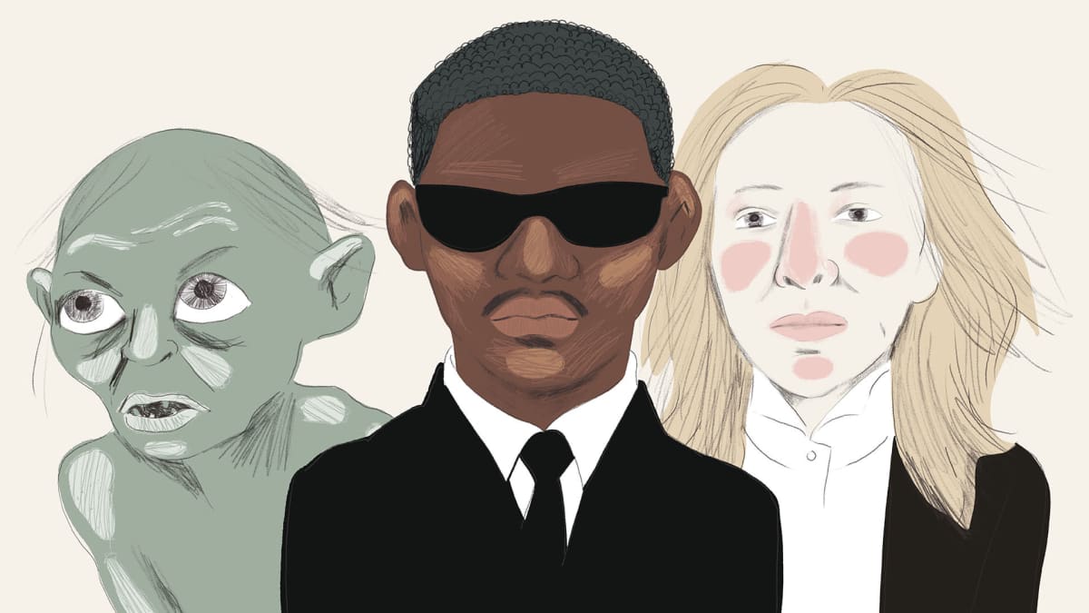 Kuvituksessa Klonkku, Will Smith ja Cate Blanchett