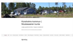 Mustasaaren kunnan verkkosivut vapaista tonteista