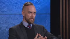 Aleksanteri-instituutin vieraileva tutkija Ilmari Käihkö A-studiossa 12.4.2023. 
