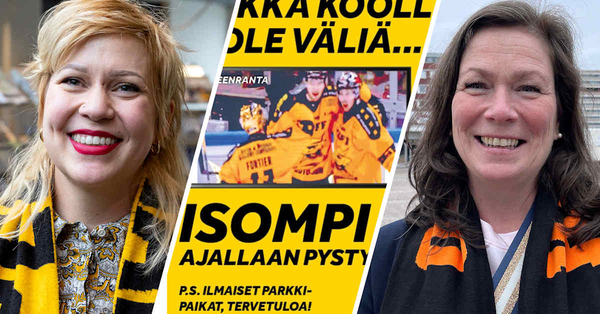 Jääkiekko sai Lappeenrannan kuittailemaan etusivun mainoksella kisakatsomosta Kouvolan Sanomissa – vastaisku tulee pian