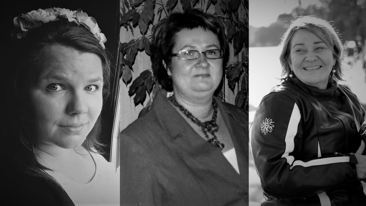 Katri Ikävalko, Anne Vihavainen ja Tiina Wilen-Jäppinen.