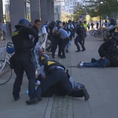 Tanskassa otettiin kiinni mielenosoittajia Eritrea-juhlassa.