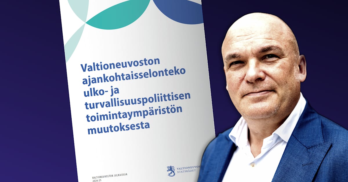Suomi kirjoitti turvallisuuspolitiikasta epäselonteon, professori Tuomas Forsberg sanoo