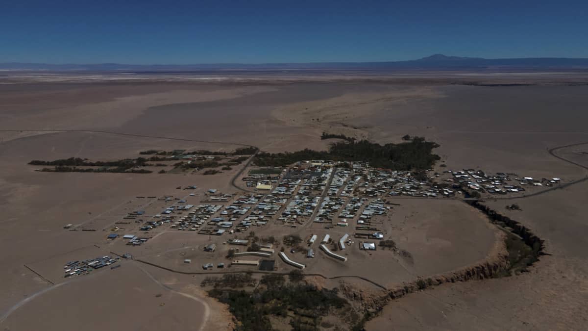 Toconao on yksi Atacaman suolapannun reunalla sijaitsevista kylistä.