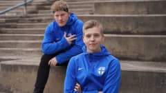 E-Huuhkajat Jesse Kosamo ja Joonas Vaajala