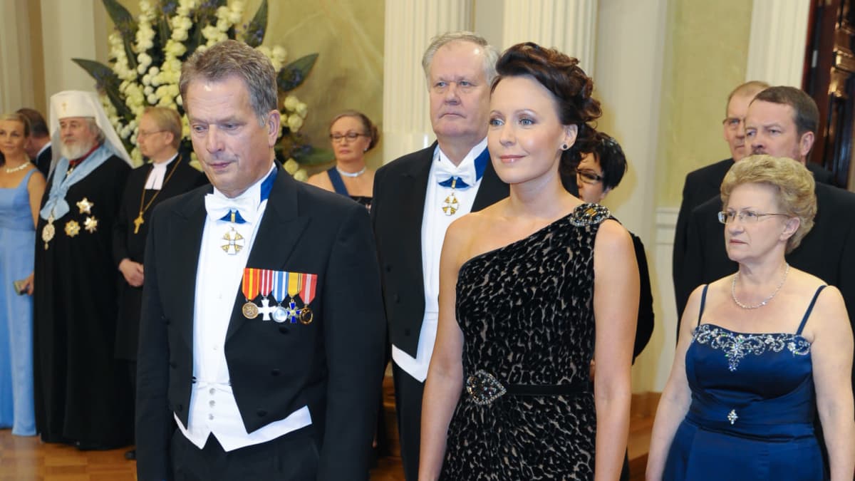 Sauli Niinistö Jenni Haukio, Itsenäisyyspäivän vastaanotto Tasavallan Presidentin Linnassa. vuonna 2010.
