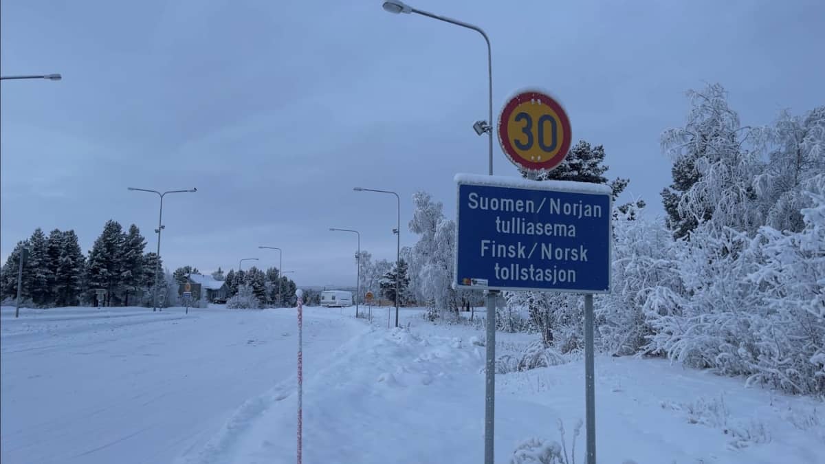 Suomen ja Norjan raja Utsjoella. 